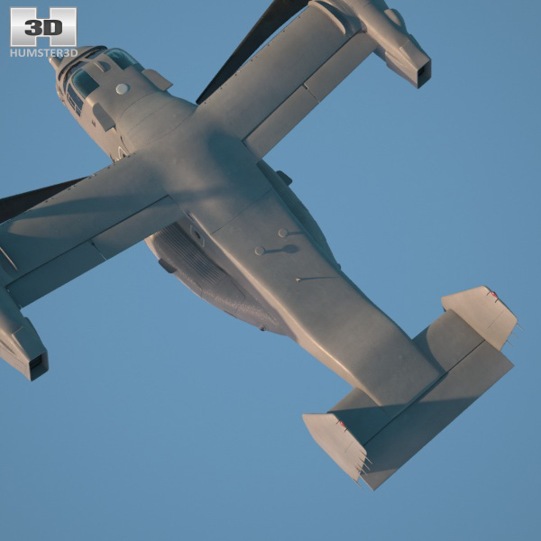 Bell Boeing V22 Osprey 3D model Aircraft on Hum3D