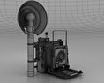 Graflex Crown Graphic Press Camera Modelo 3D