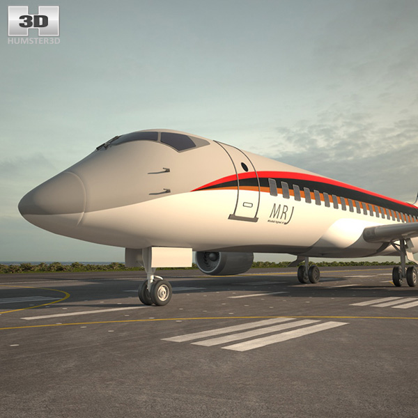 Mitsubishi Regional Jet 90 Modèle 3D