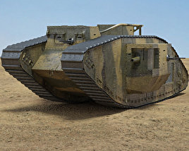 Mark V Tank Modelo 3d