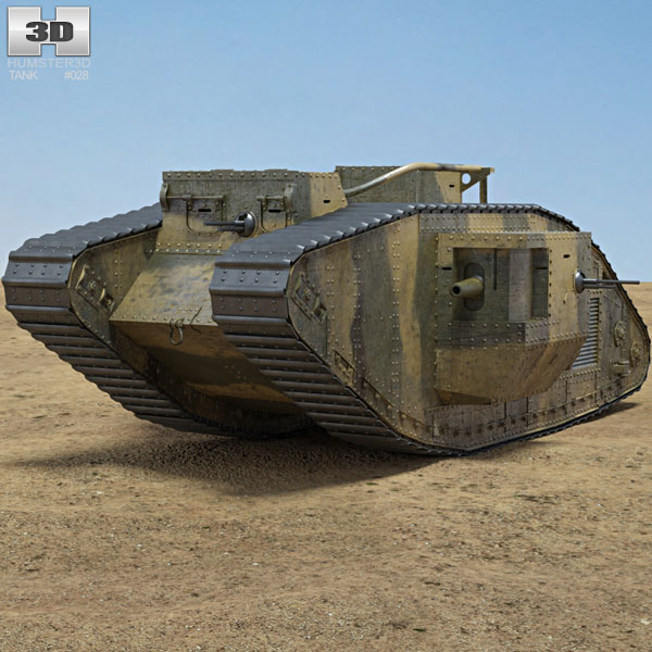 Mark V Tank Modelo 3d
