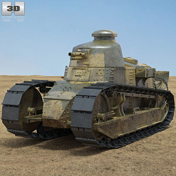Renault FT-17 3D model