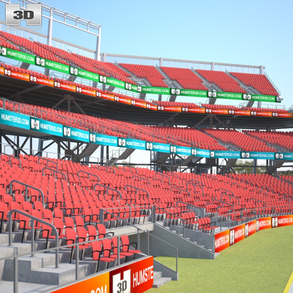 Levi's Stadium 3D model - Architecture on Hum3D