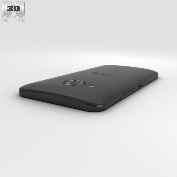 htc one me meteor grey 3d model