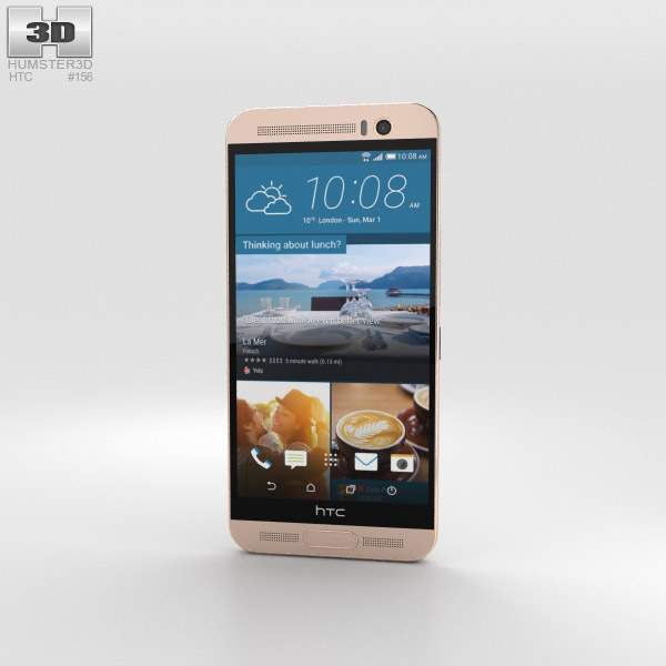 HTC One ME Rose Gold 3D model