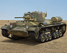 Піхотний танк Модель 3 Валентайн 3D модель