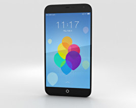 Meizu MX3 Black/白い 3Dモデル