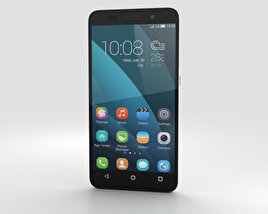 Huawei Honor 4X 白い 3Dモデル