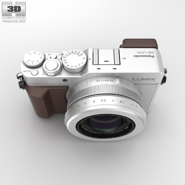 Panasonic Lumix DMC-LX100 Silver 3D model