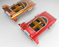 Retro Flying car Free 3D model