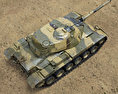 M60 Patton 3D-Modell Draufsicht