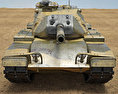 M60 Patton 3D-Modell Vorderansicht