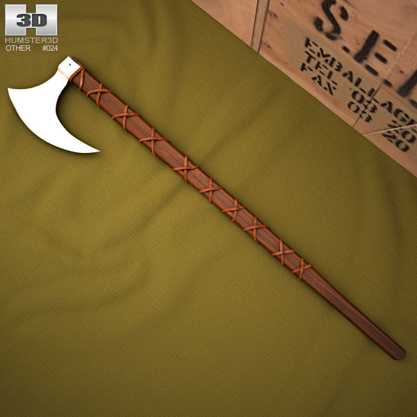 Norse Viking Axe Modèle 3D