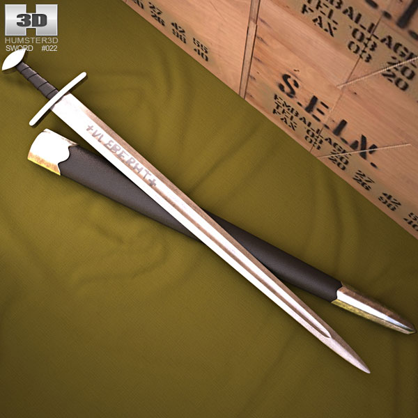 Viking Ulfberht Sword Modèle 3D