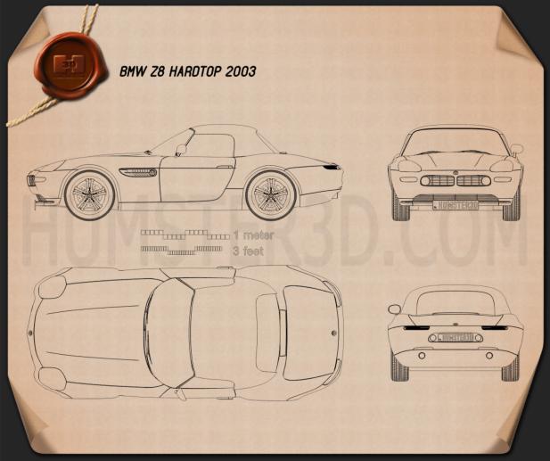BMW Z8 (E52) 設計図