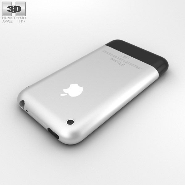 Apple iPhone (1st gen) Black 3D model - Electronics on Hum3D