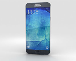 Samsung Galaxy A8 Midnight Black Modelo 3d