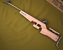 1827F ANSCHUTZ Biathlon rifle Modelo 3d