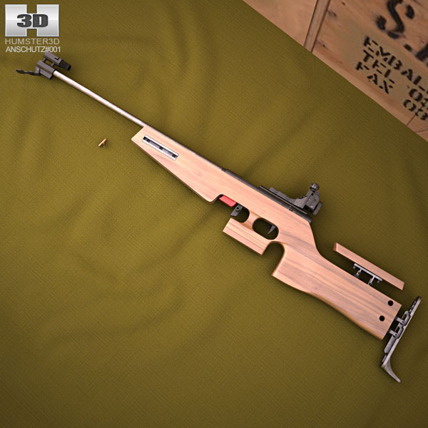 Біатлонна гвинтівка 3D модель