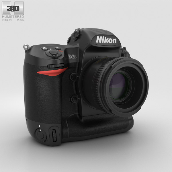 Nikon D3S Modello 3D