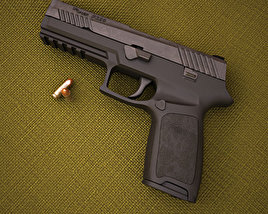 SIG P320手槍 3D模型