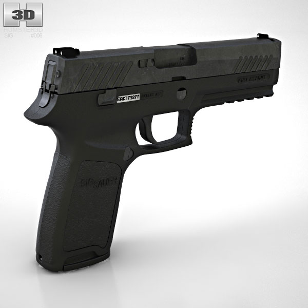 Sig Sauer P320 3d Model Weapon On Hum3d