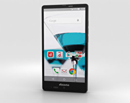 Sharp Aquos Ever SH-04G Preto Modelo 3d