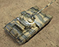 T-64BM Bulat 3d model top view