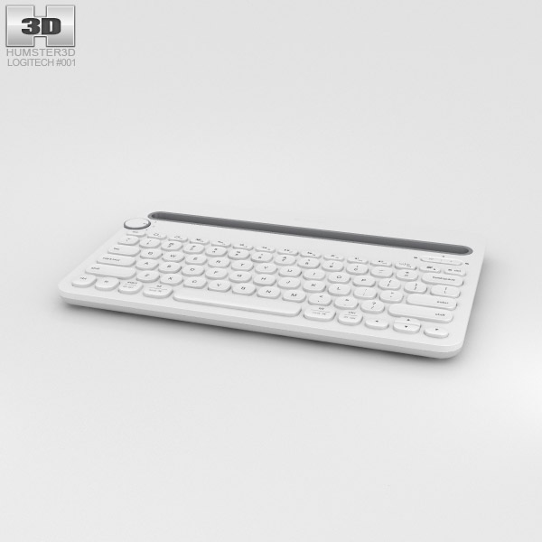 Logitech K480 Wireless Keyboard 3D model