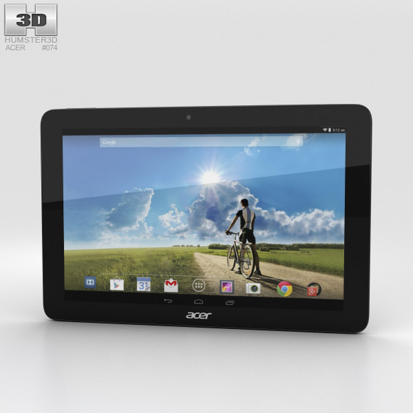 Acer Iconia Tab A3-A20FHD Schwarz 3D-Modell