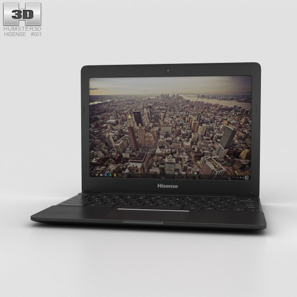 Hisense Chromebook 黑色的 3D模型