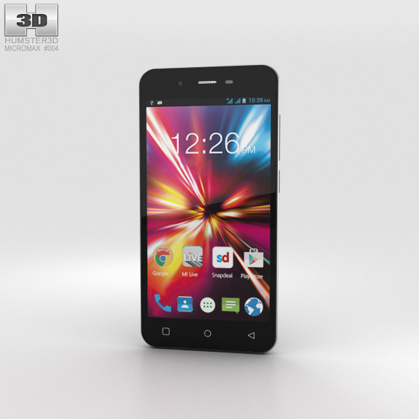 Micromax Canvas Spark Grey 3D model