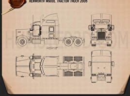 Truck Blueprint Download Hum3d