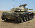 AMX-30 3d model back view