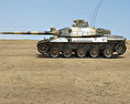 AMX-30 3d model side view