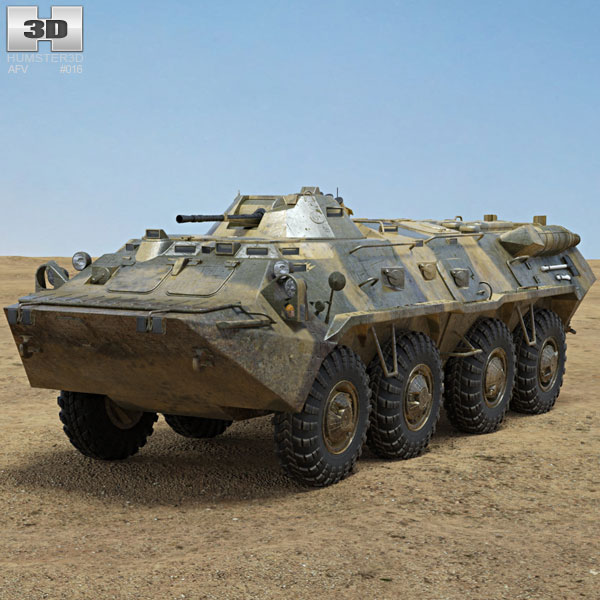 BTR-80 3Dモデル