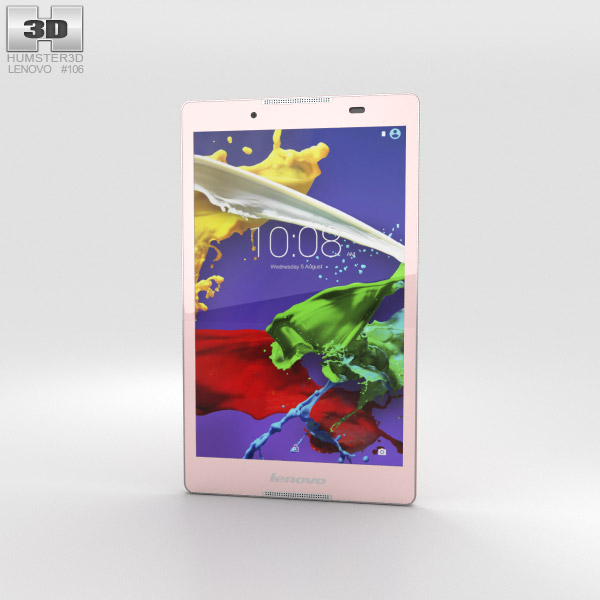 Lenovo Tab 2 A8 Neon Pink Modèle 3D