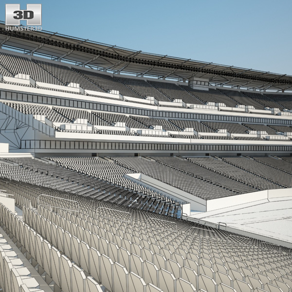 Lincoln Financial Field 3D model - Architecture on Hum3D