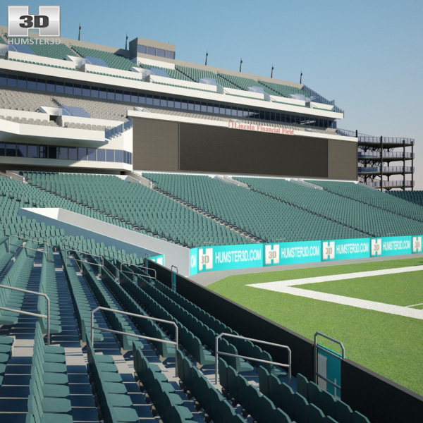 Lincoln Financial Field 3D model Architecture on Hum3D