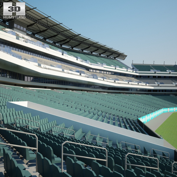 Lincoln Financial Field 3D model - Architecture on Hum3D