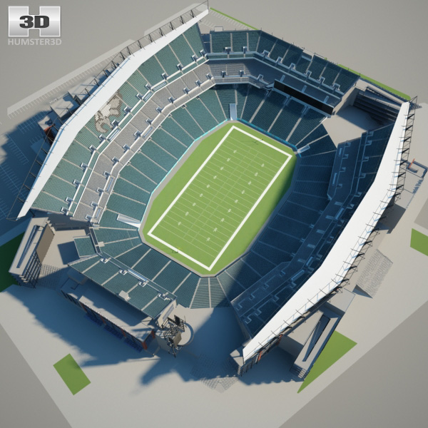 Lincoln Financial Field 3D model Architecture on Hum3D