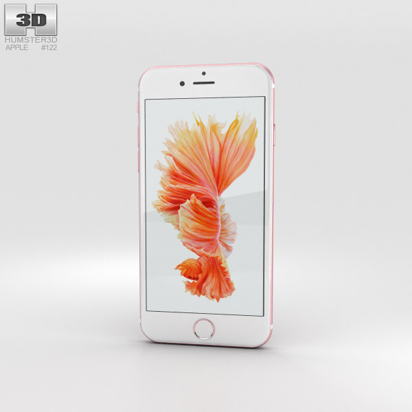 Apple iPhone 6s Rose Gold 3D model