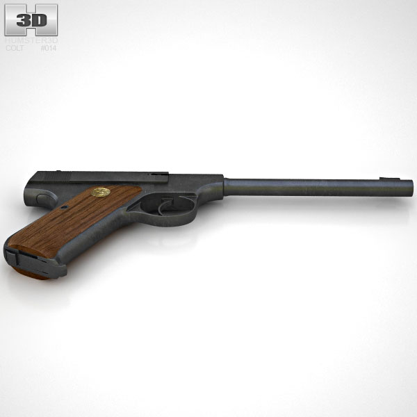 Colt Woodsman 3D model - Weapon on Hum3D