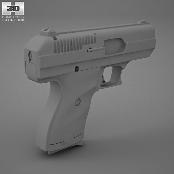 Hi-Point C-9 3D model - Weapon on Hum3D