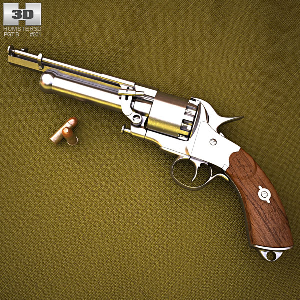 LeMat Revolver 3D 모델 