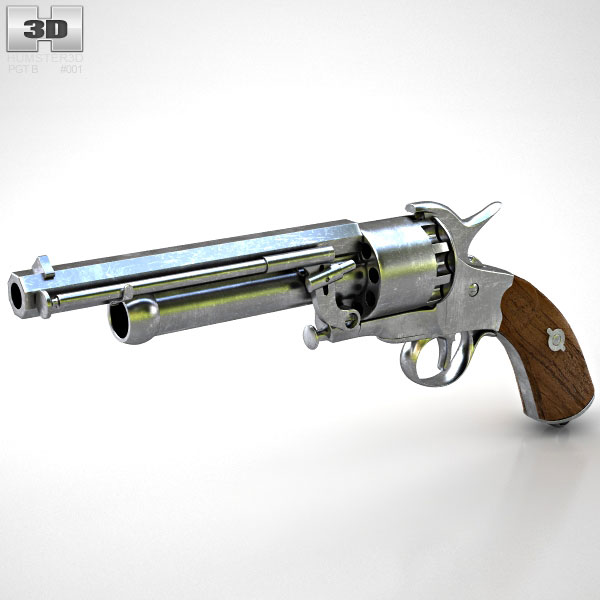 LeMat Revolver 3D model - Weapon on Hum3D