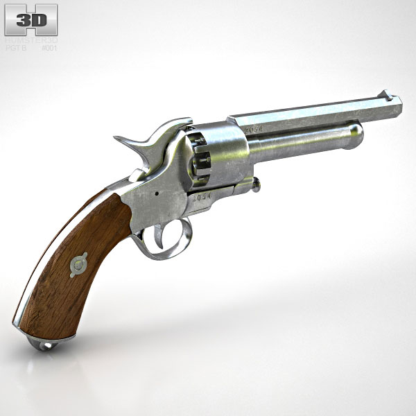 LeMat Revolver 3D model - Weapon on Hum3D