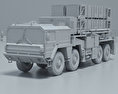 MIM-104 Patriot 3Dモデル clay render
