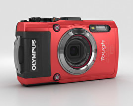 Olympus Tough TG-3 Red 3D model