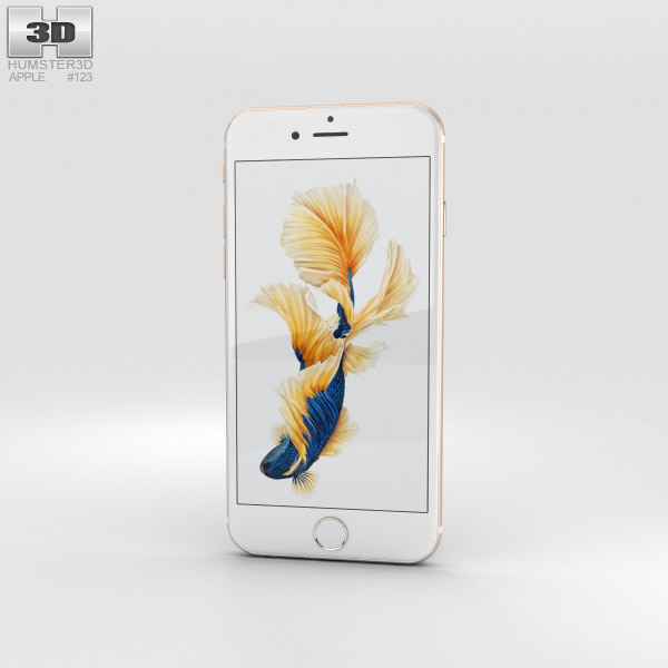 Apple iPhone 6s Gold 3D model